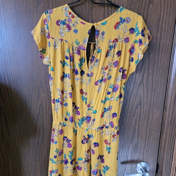 Old Navy Yellow Floral Romper Size Small - Picture 9 of 14
